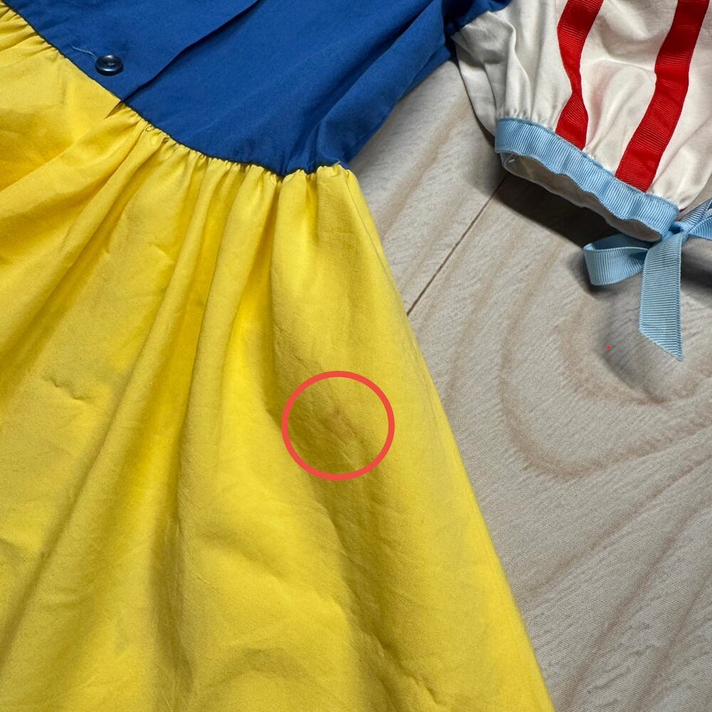 Vintage Rare Disney Character Fashions Snow White Dress & Dopey On Skirt Size 6X - Picture 10 of 10